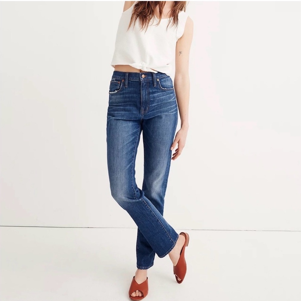 Madewell High Rise Slim Boyjean, Size 27